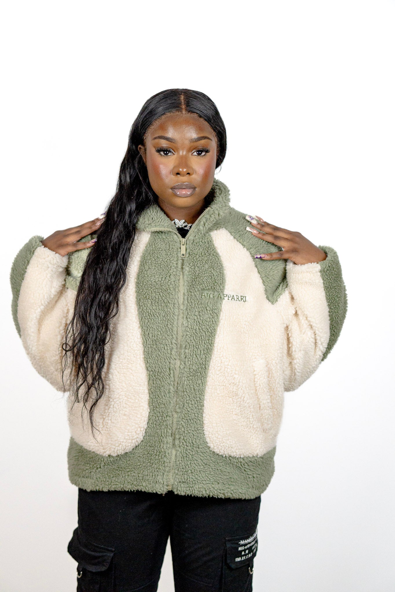 Khaki Fleece Jacket