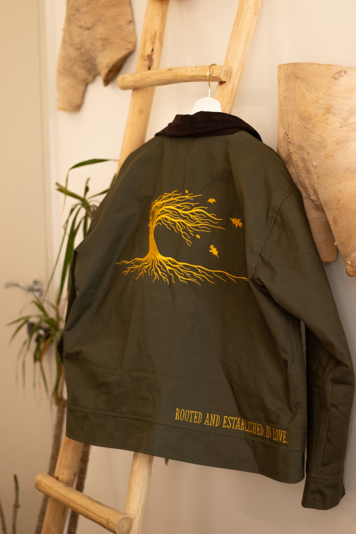 ‘Rooted’ Canvas Jacket