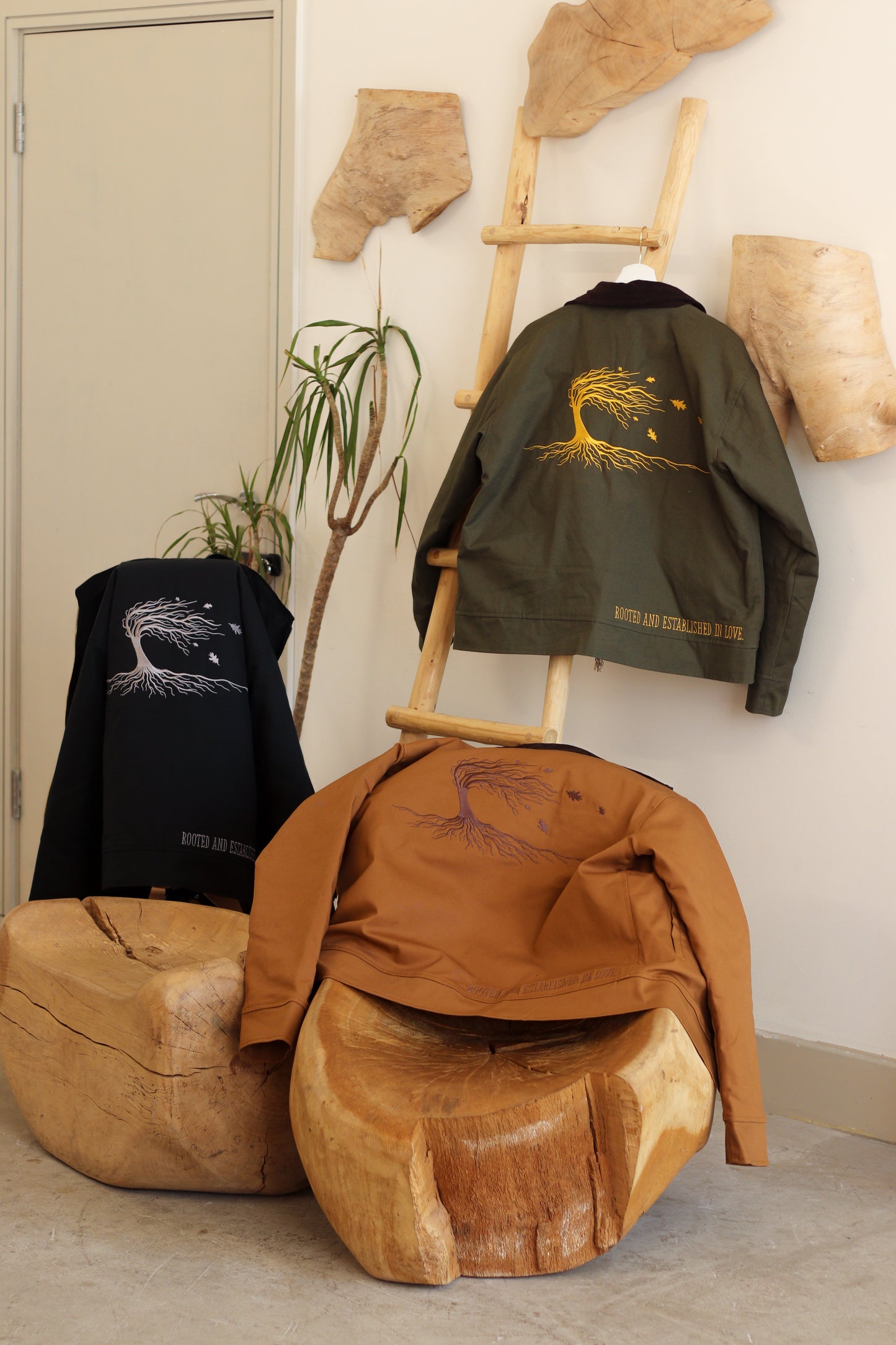 ‘Rooted’ Canvas Jacket