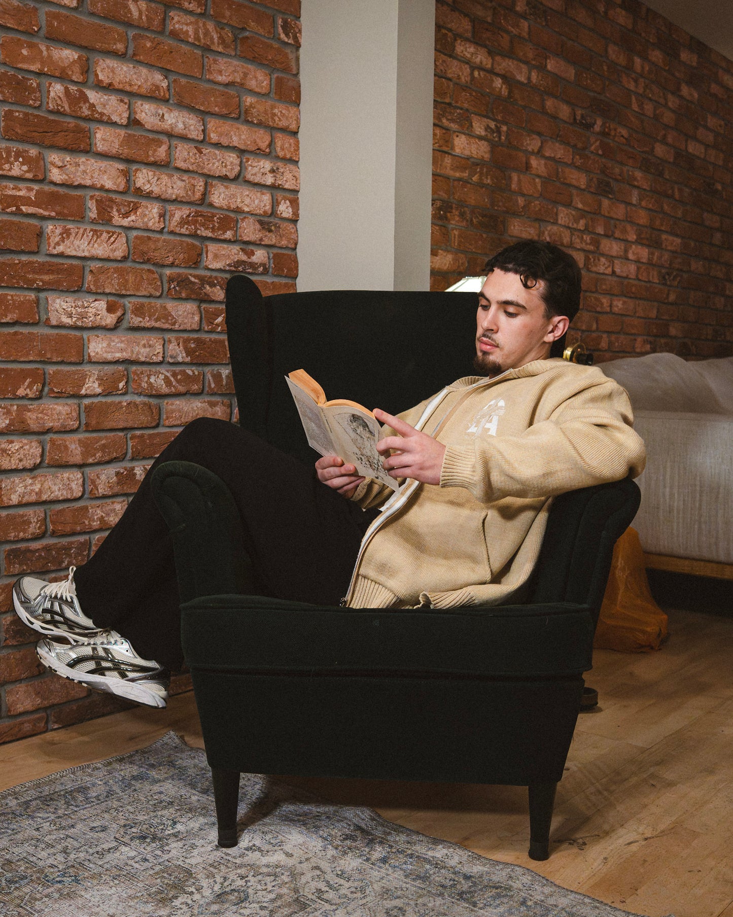 ‘Oatmeal Cream’ Knitted Hoodie