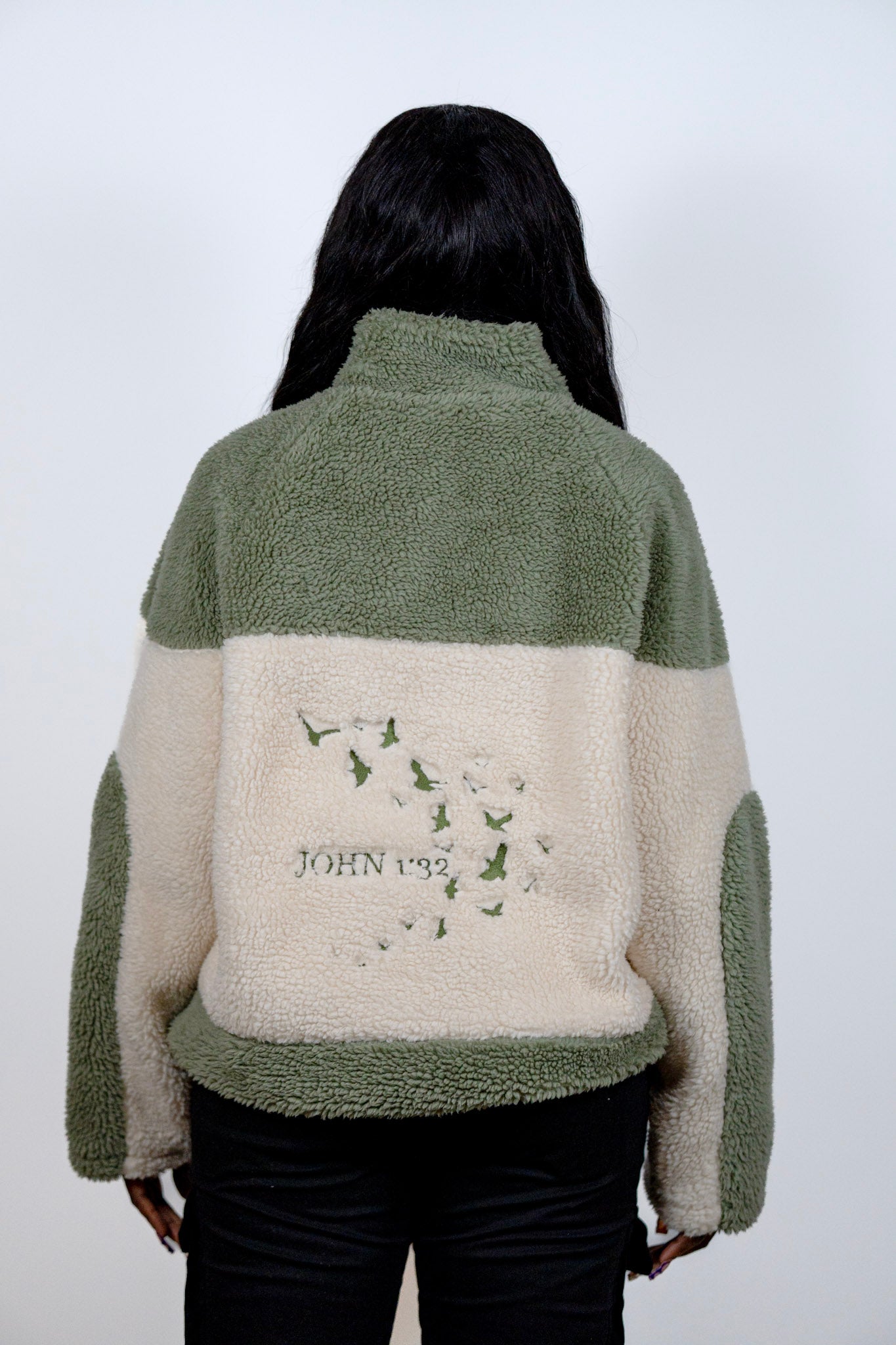 Khaki Fleece Jacket