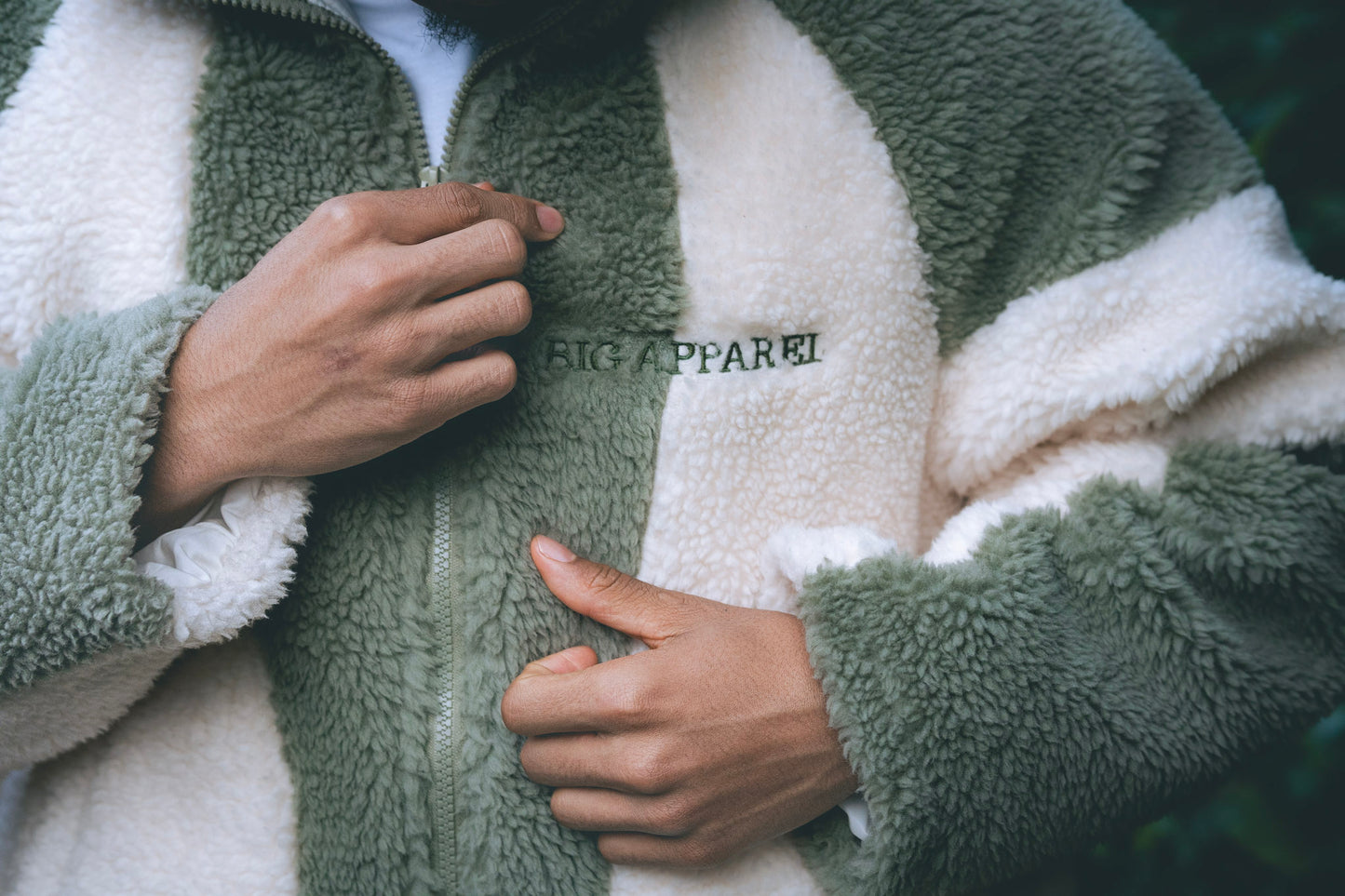 Khaki Fleece Jacket