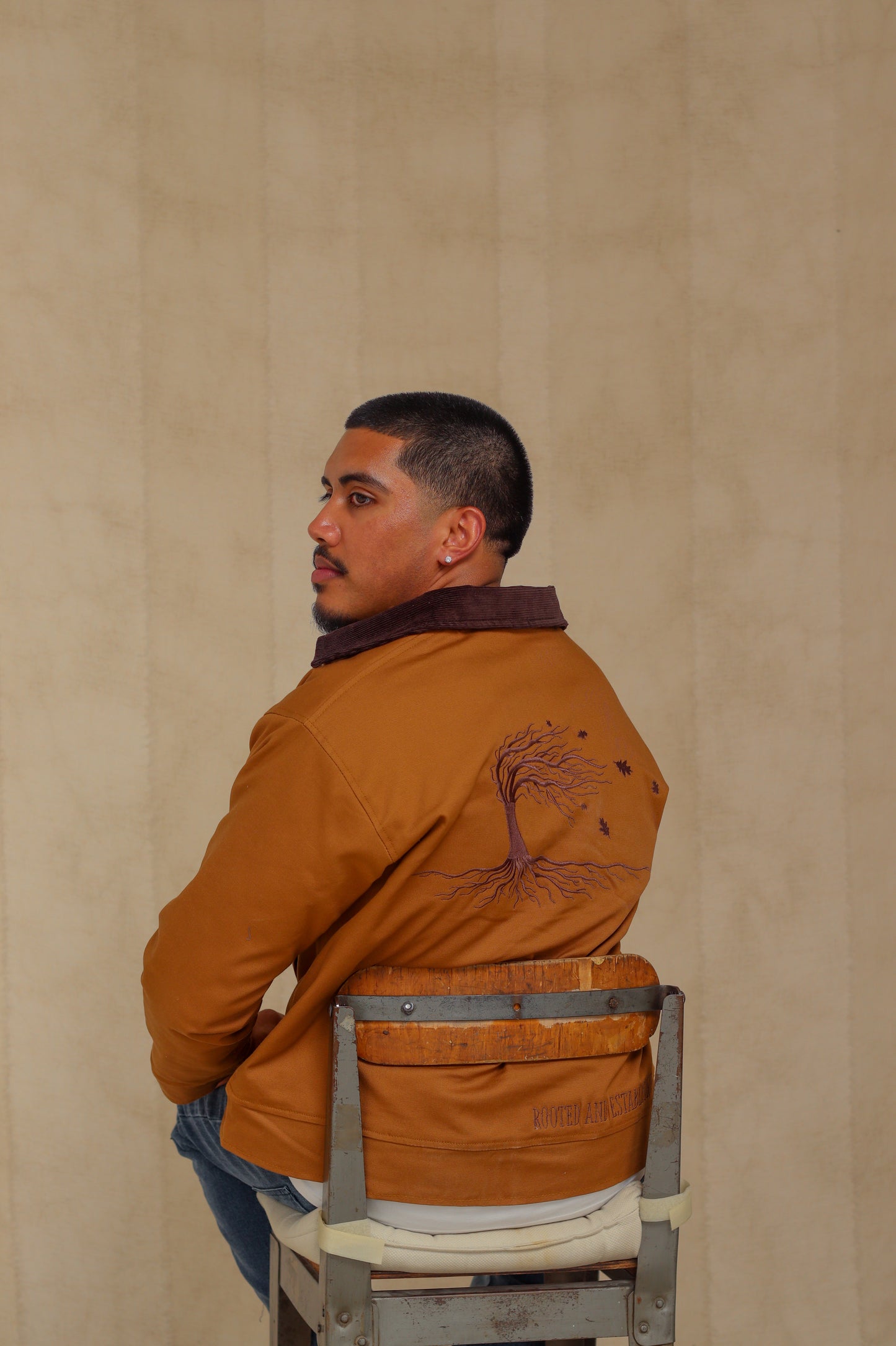 ‘Rooted’ Canvas Jacket