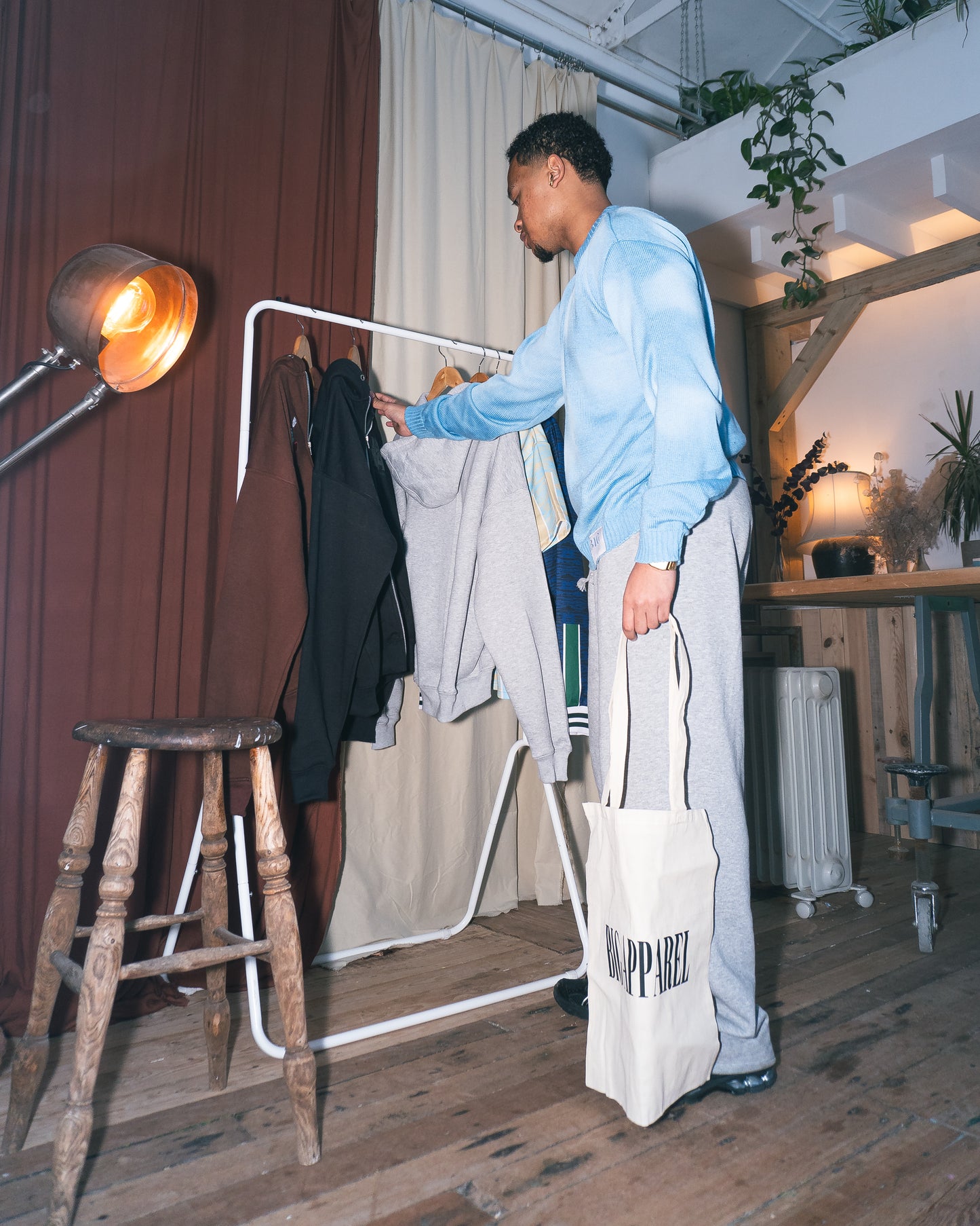‘Sky Blue Hues’ Knitted Sweater